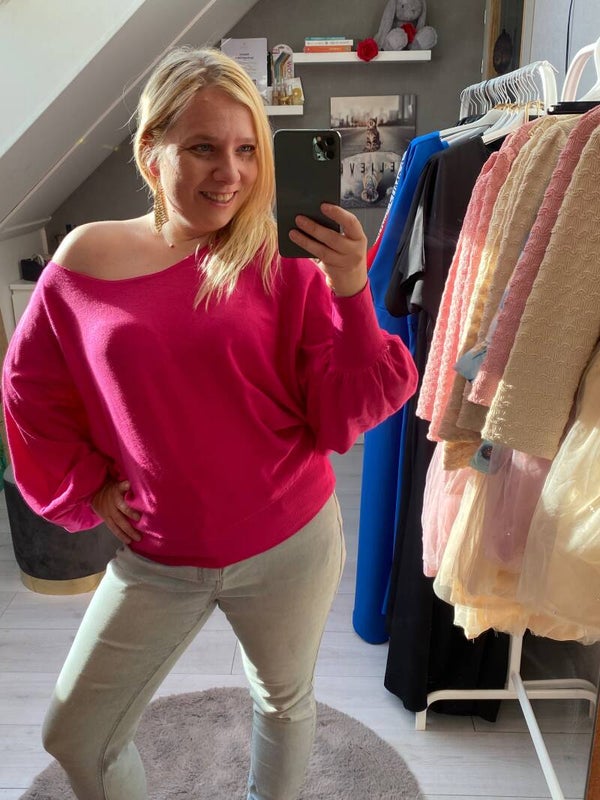 Noa off shoulder | Fucshia