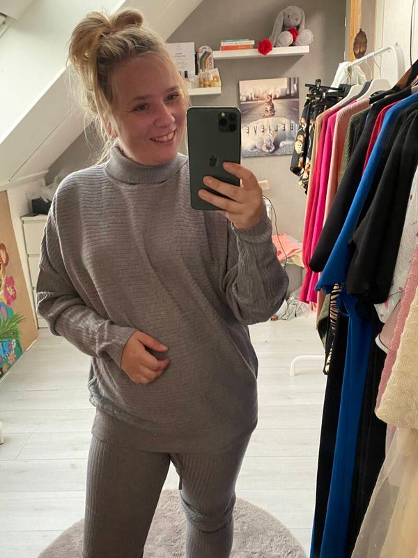 Cozy set Lisanne grijs