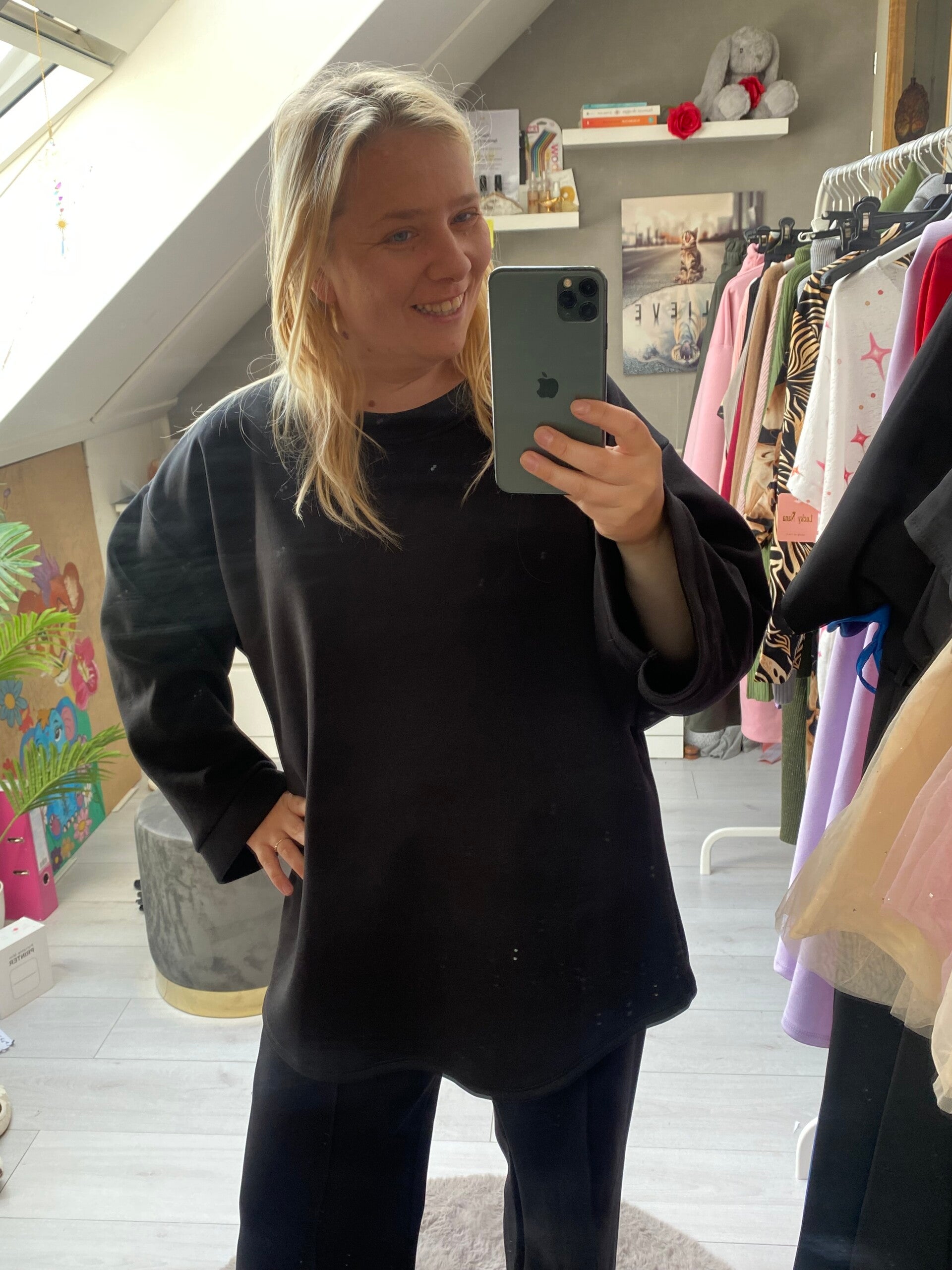 Joggingset Anita zwart