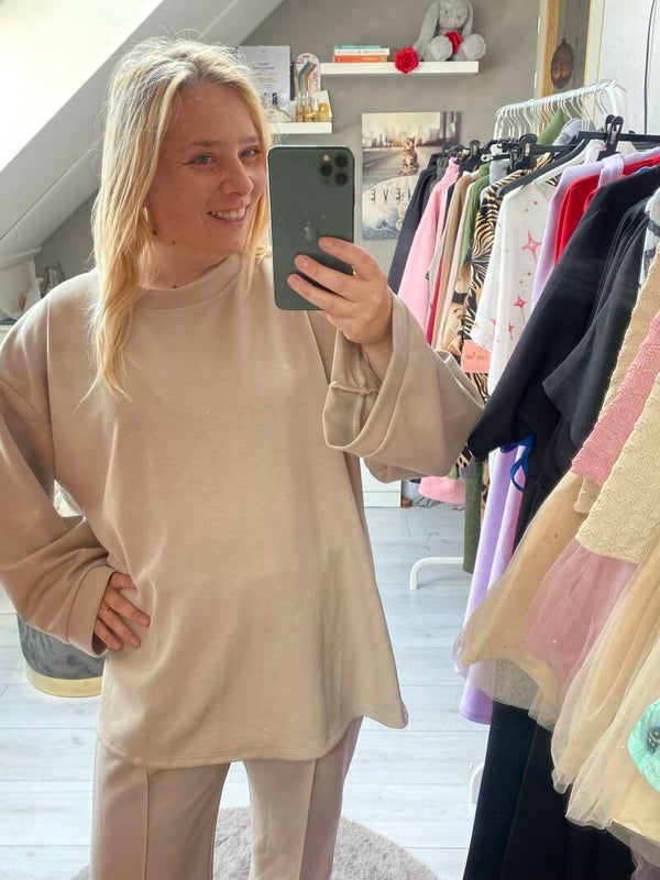 Joggingset Anita beige