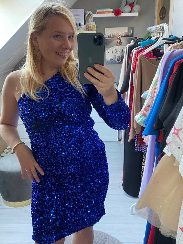 Midnight sparkle Blauw M