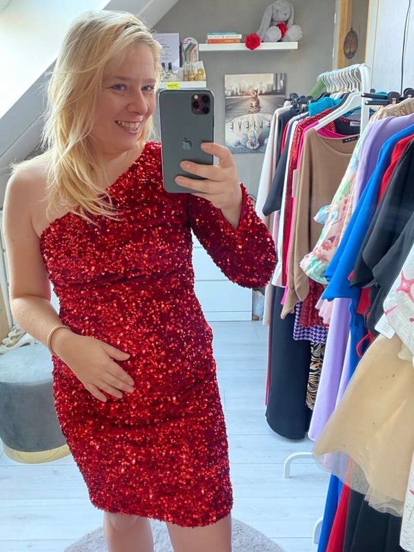 Midnight sparkle Rood M