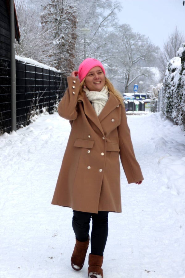 Mantel coat Jasmijn camel