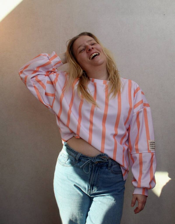 sweater Evi | Roze/oranje