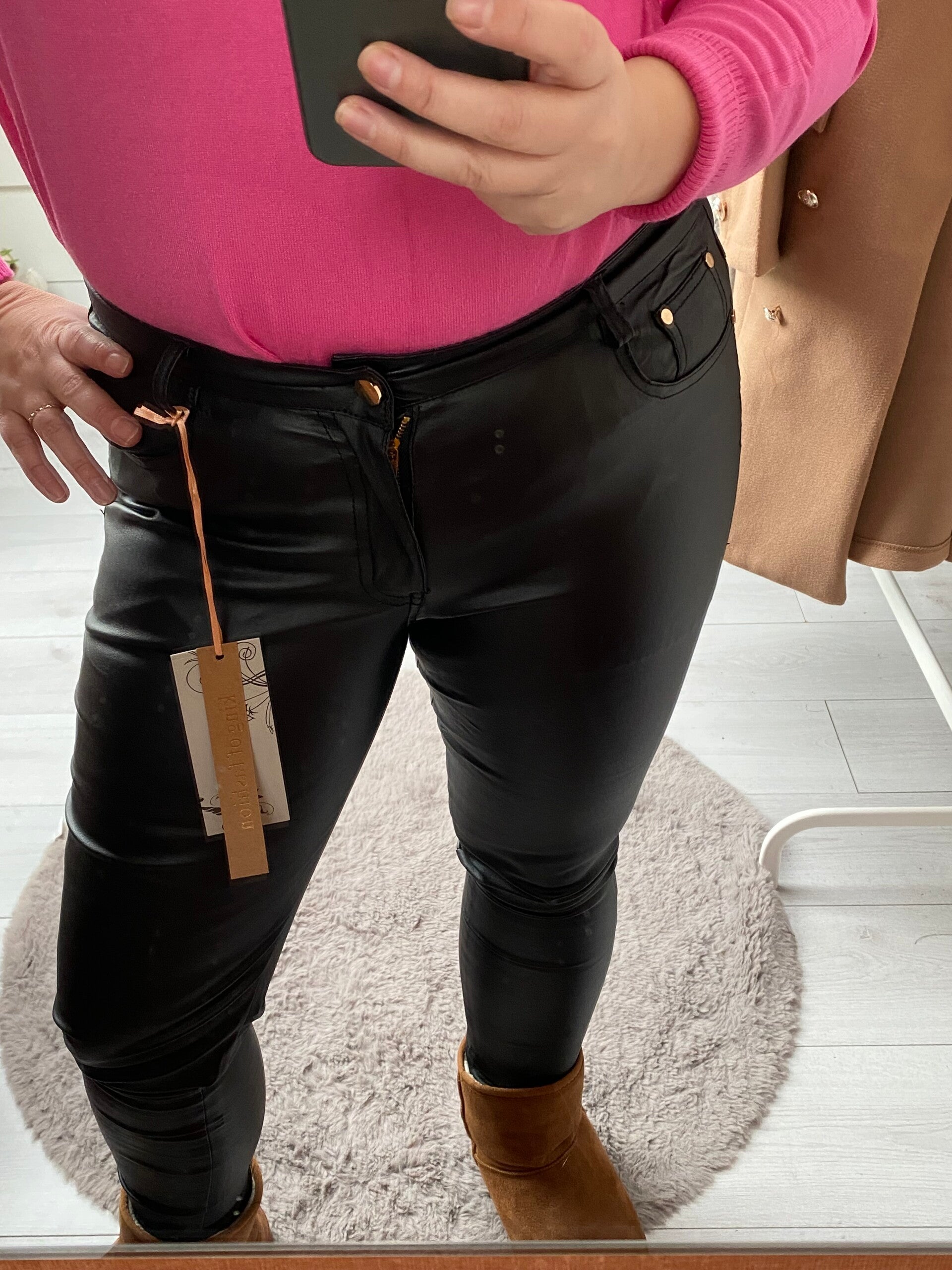 Leather jeans stella | 40