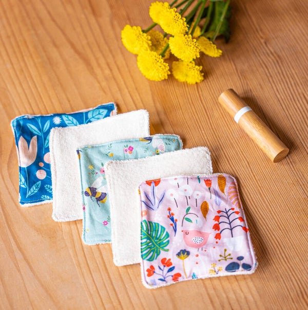 Cotons démaquillants lavables bio