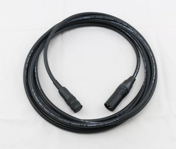 Klein Tuchel T 3261 001 XLR Neutrik Adapter 3 pol Sennheiser Neumann schwarz