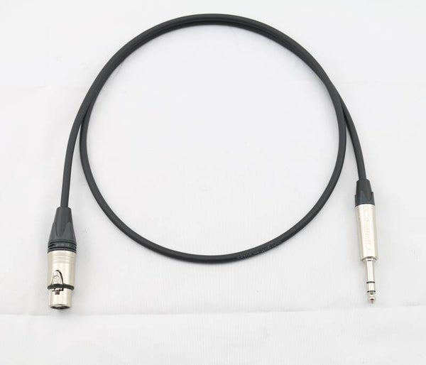 Adapter Kabel Gotham GAC-4/1 Star Quad Neutrikstecker 3 pol XLR female auf TRS Klinkenstecker