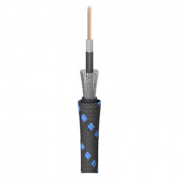 1,00 Meter Cable Instrumentenkabel SC-Classique 1 x 0,50 mm² blau/schwarz