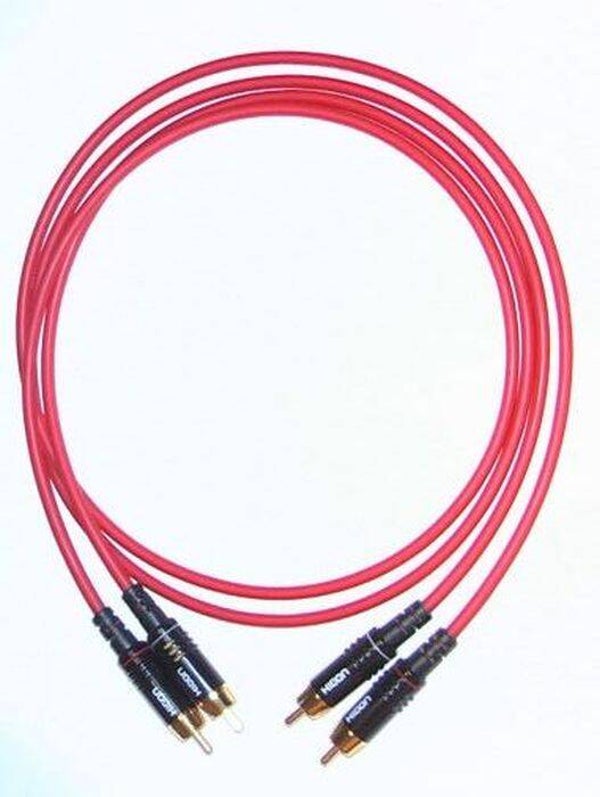 Paar Set SC-Goblin Cinchkabel rot Hicon HI-CM06 Phono + HIFI