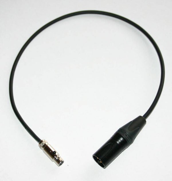 Adapterkabel Paccs Mini XLR female auf XLR Neutrikstecker male Kontakte gold