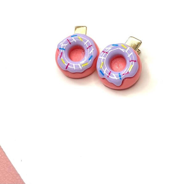 Clipje Donut Roze Paars
