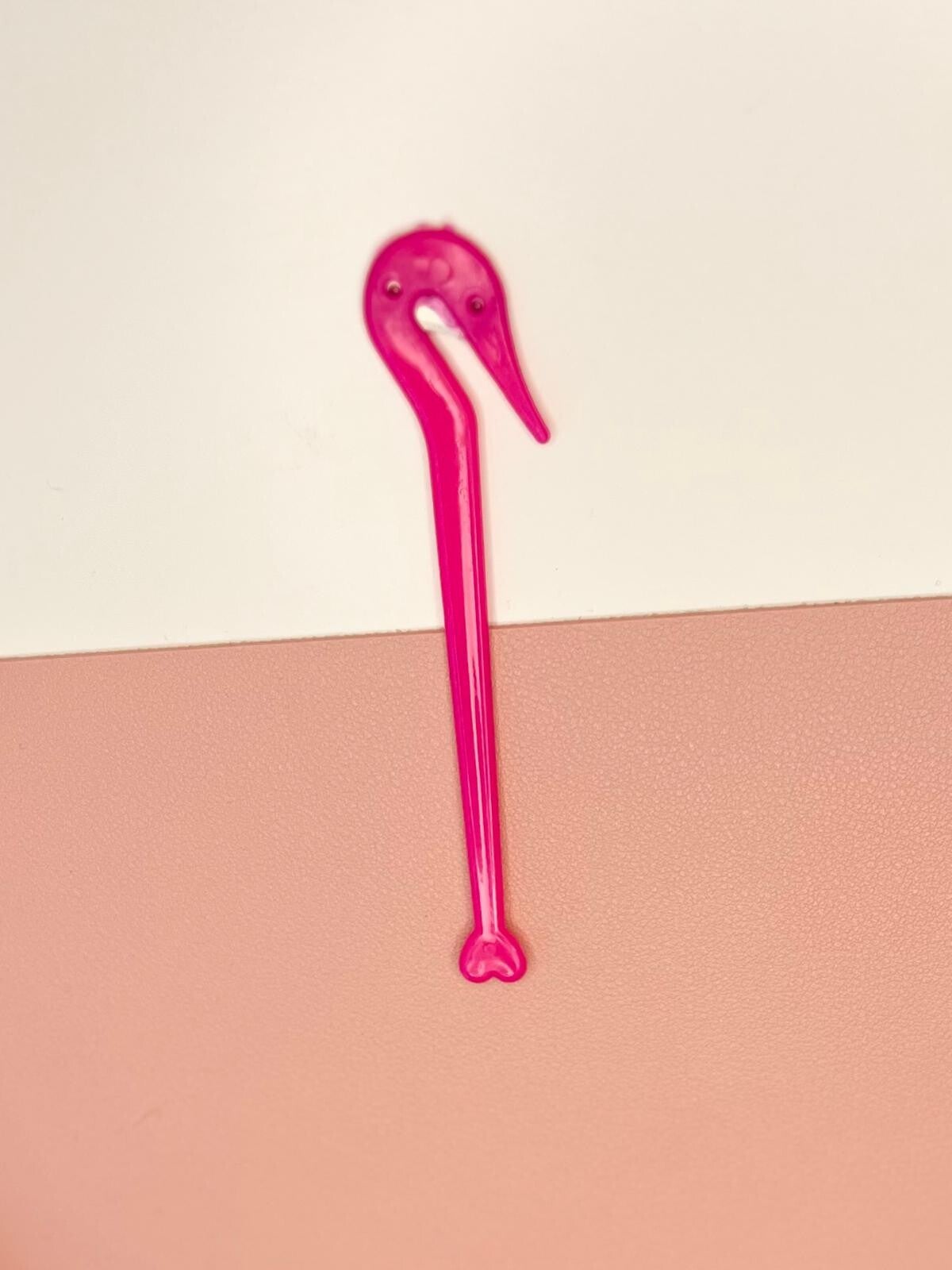 Elastiek mesje donker roze