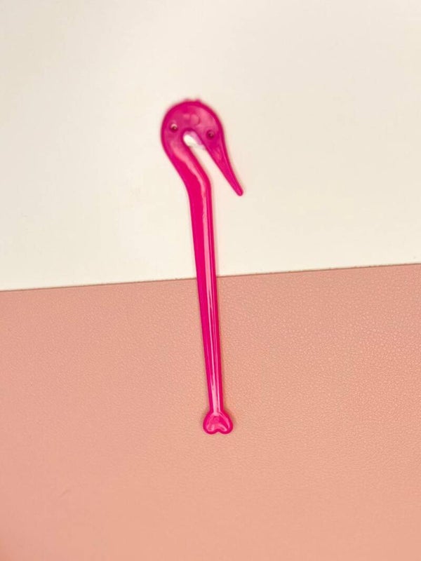 Elastiek mesje donker roze