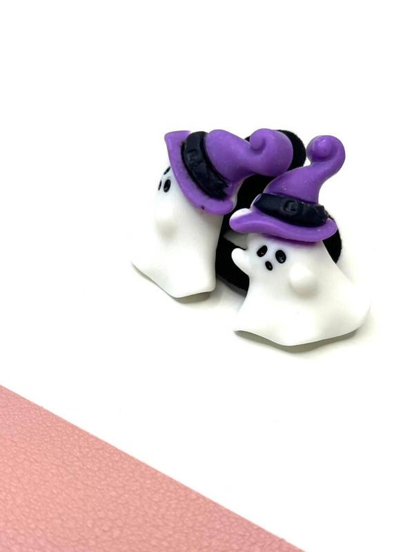 Elastiekjes Spookje met heksenmuts