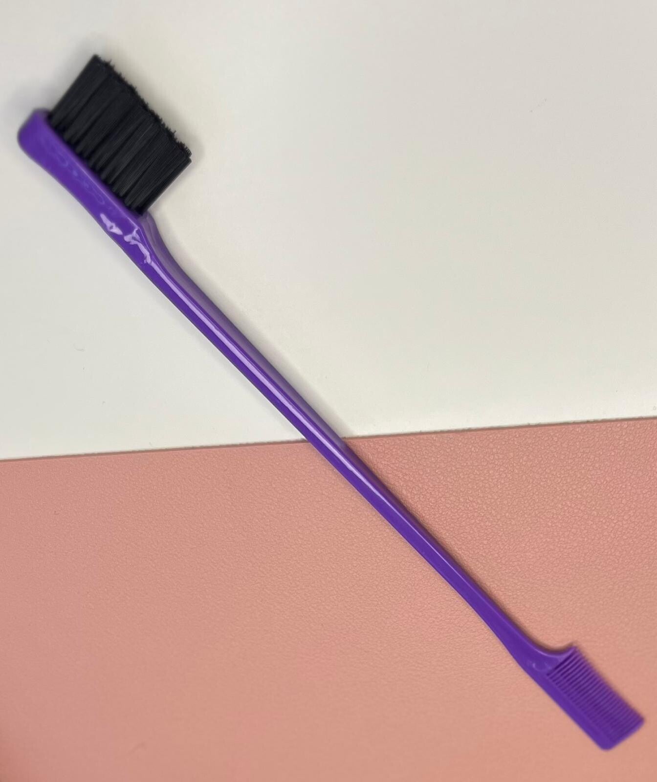 Babyhair tool 2-in-1 borstel & kam paars