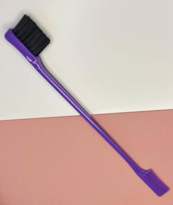 Babyhair tool 2-in-1 borstel & kam paars