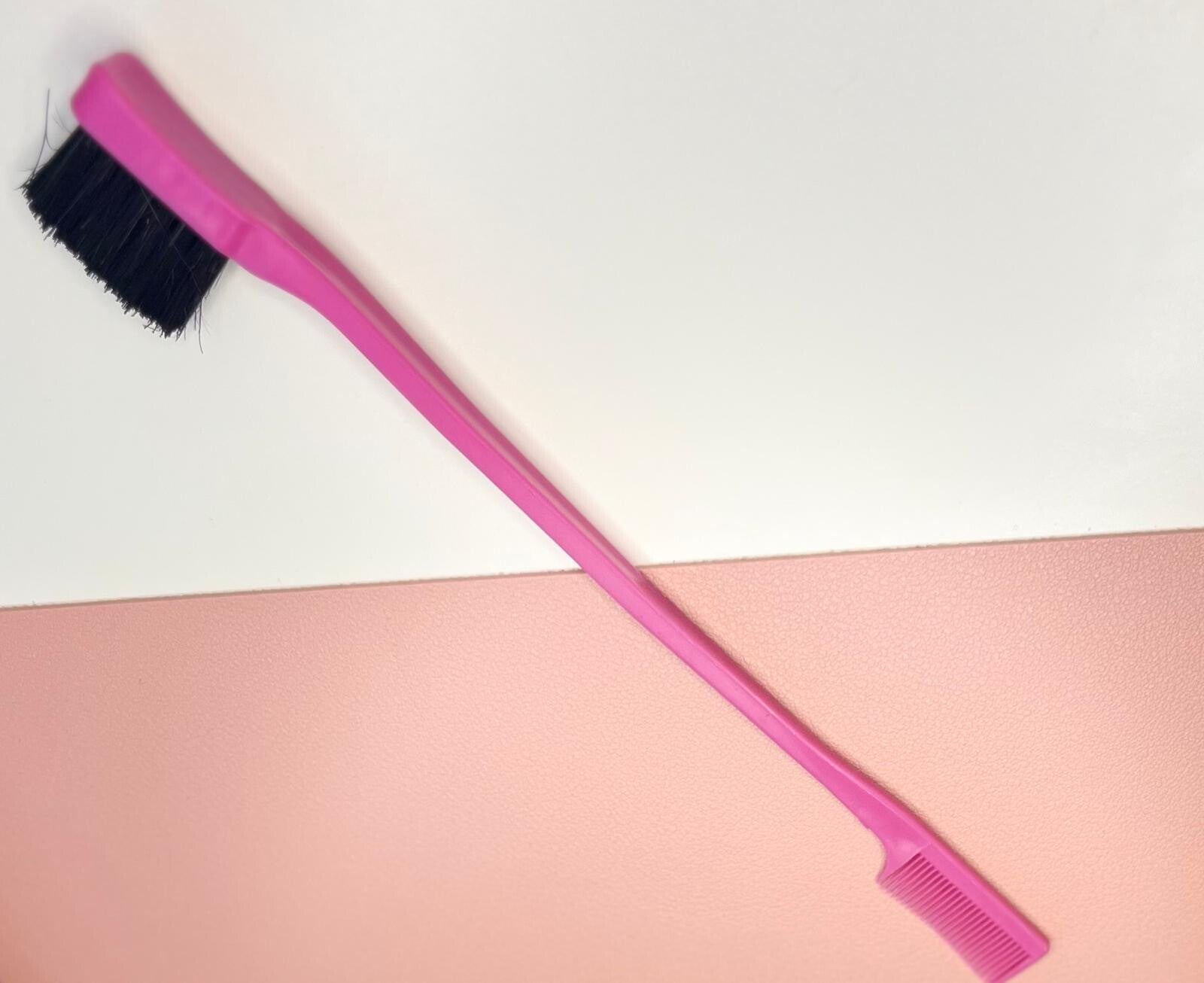 Babyhair tool 2-in-1 borstel & kam roze