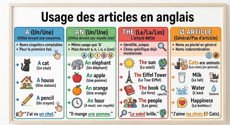 usage des articles en anglais - bac-up.org