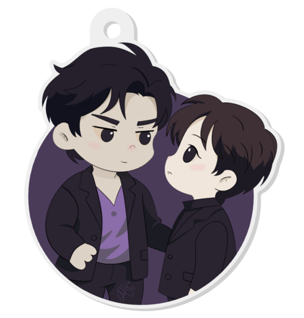 Porte-Clé Chibi Adrian & Emrys