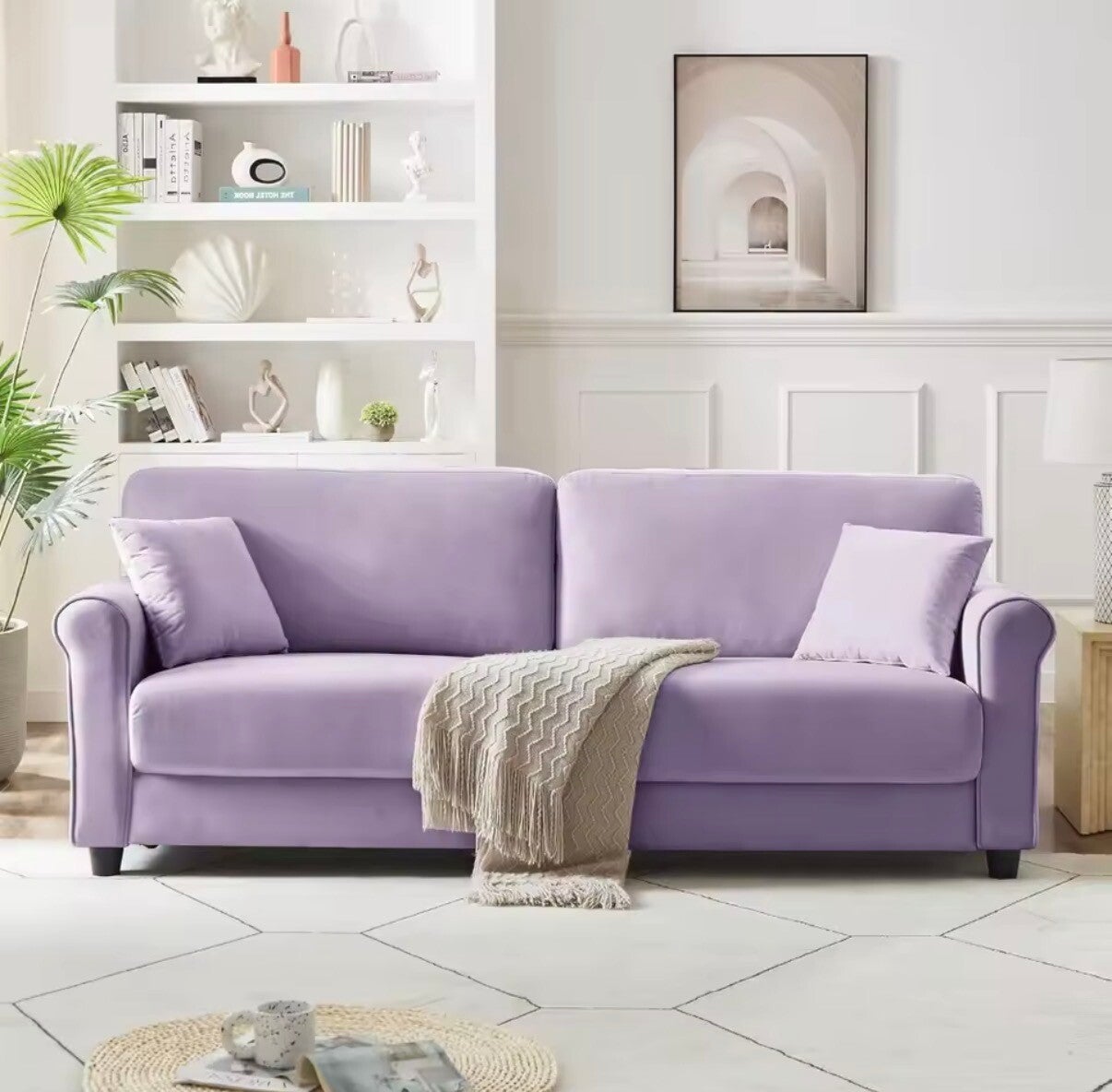 Modern Loveseat Sofa for Living Room,Love Seat with 2 Seater,Velvet Loveseat Sofa,Small Couch for Living, Customized