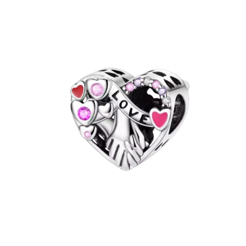 Connected Hearts Charm Only