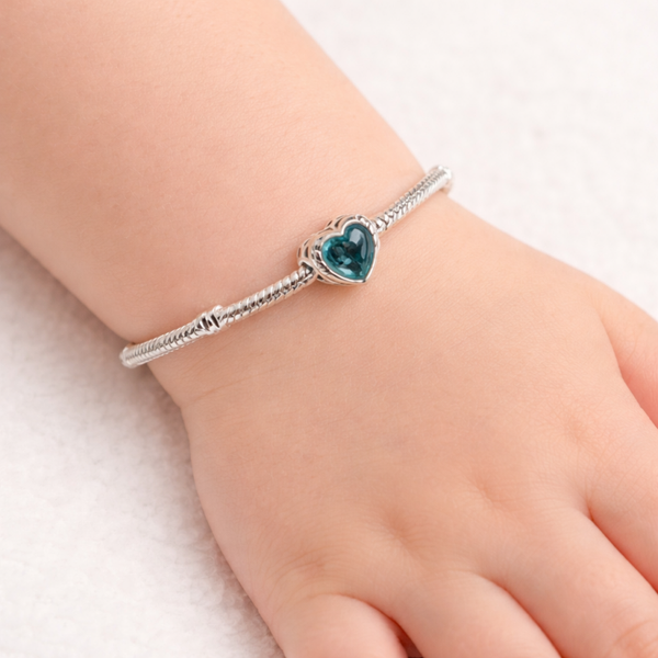 BluBelle MARCH Heart Charm Bracelet Set