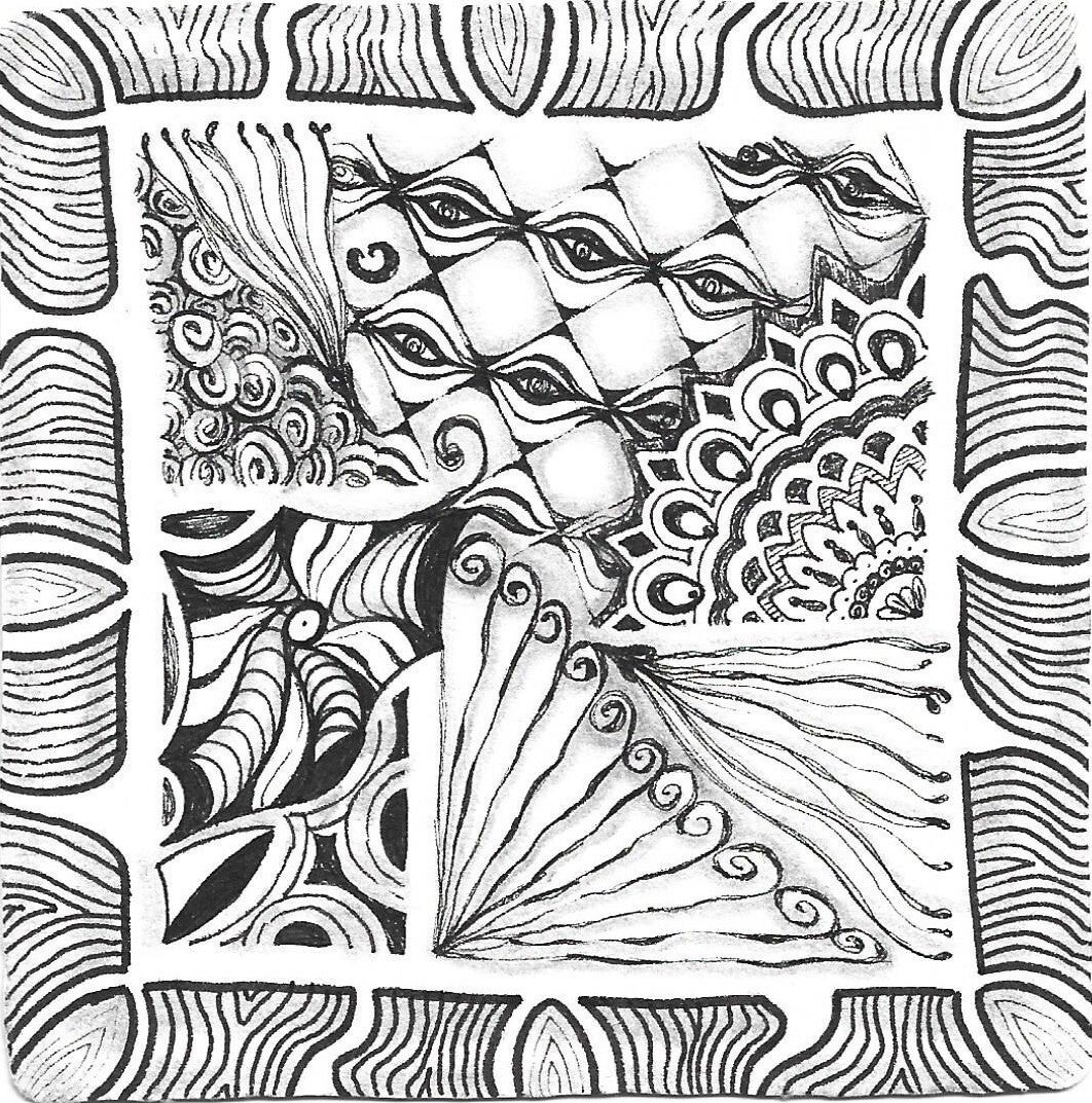 Zentangle, Bergerac, dessin, cours