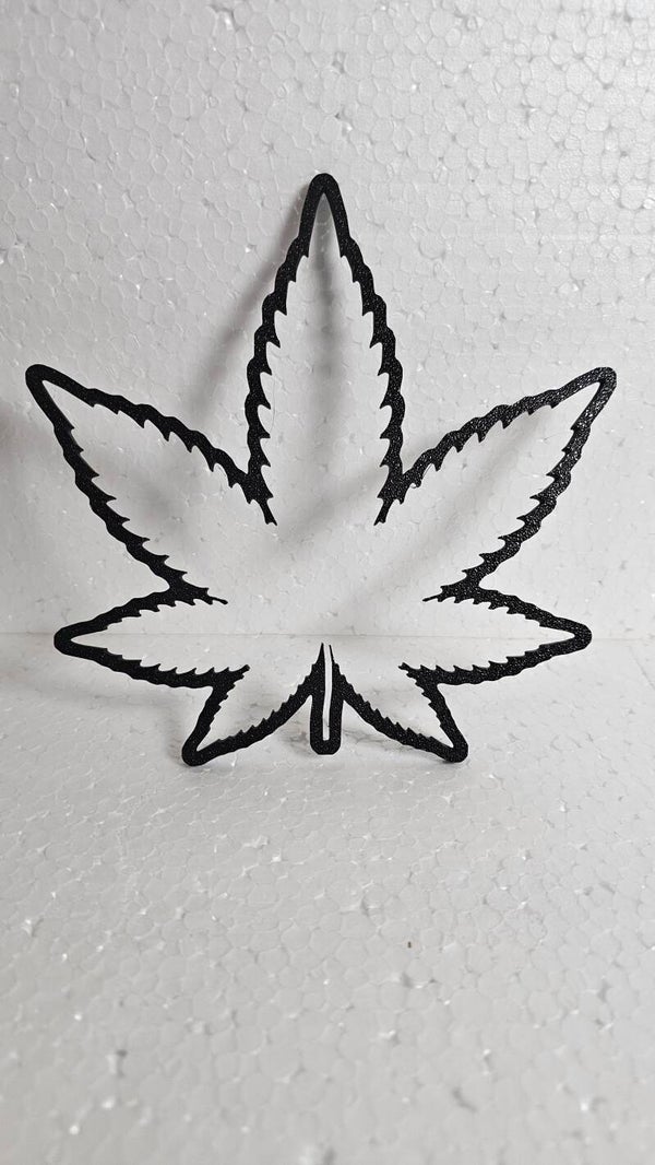 Schönes großes Hanfblatt