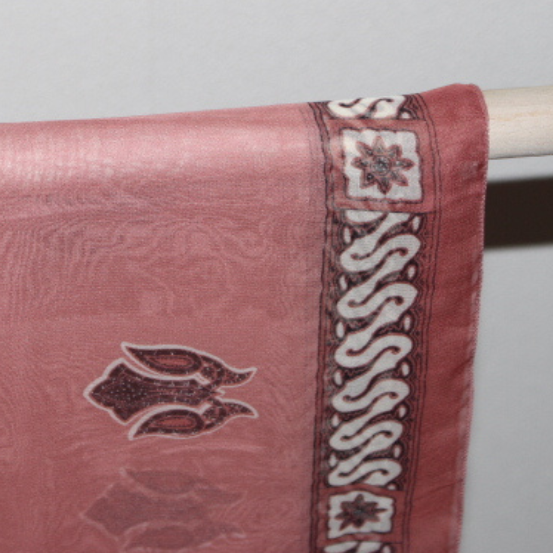 Sjaal Batik - Oud Roze