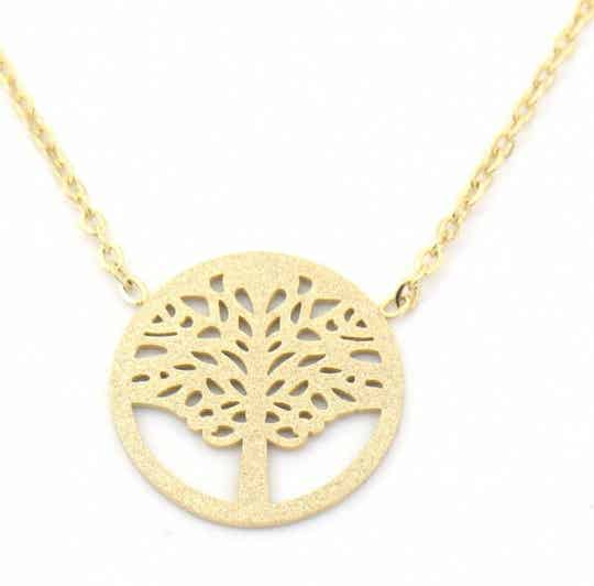 Ketting Tree Of Life - Goud