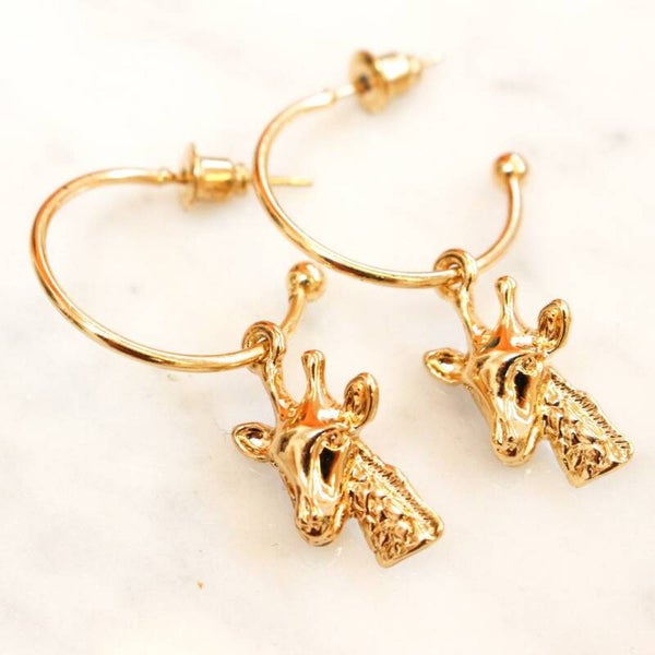 Oorbellen Giraf - Goud