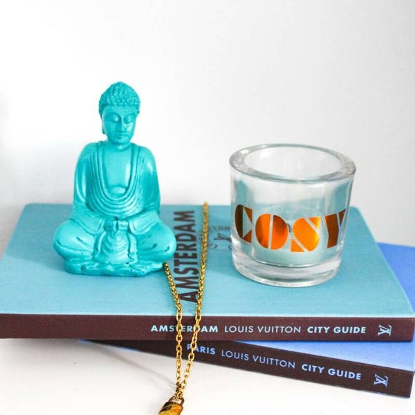 Boeddha Beeldje - Blauw 