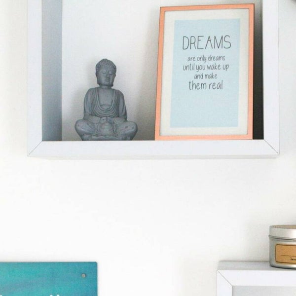 Boeddha Beeldje - Grijs