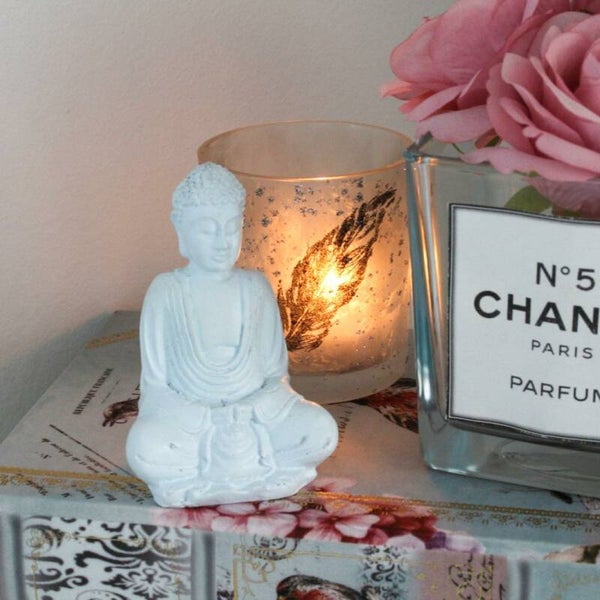 Boeddha Beeldje - Wit