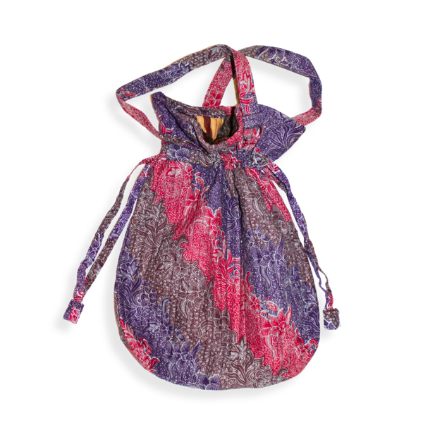 Batik Tas Buidel Patchwork - Paars