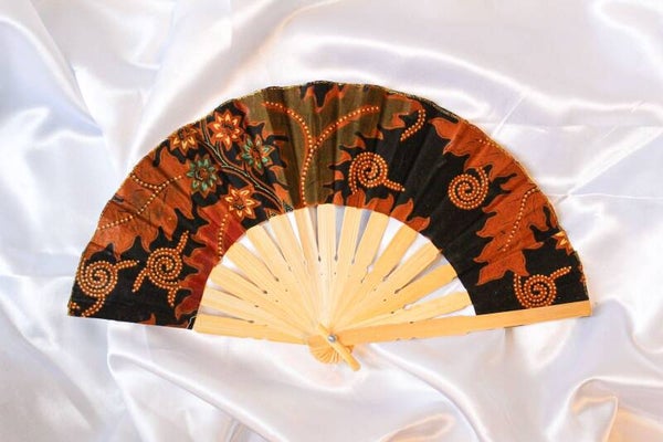 Batik Waaier - Oranje / Multi