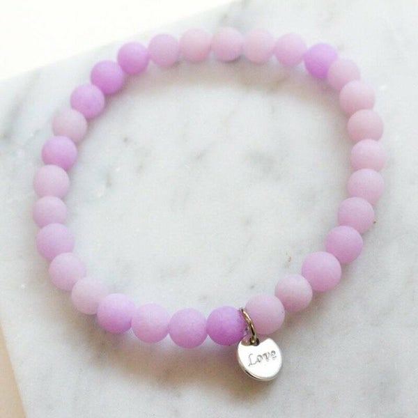 Armband Natuursteen - Amethist