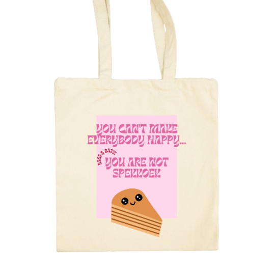 Canvas Tas Spekkoek - 38 x 42 cm