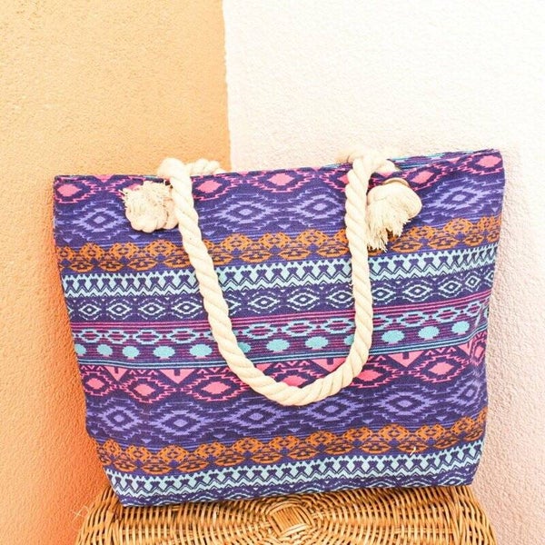 Tas Canvas - Bali Blauw