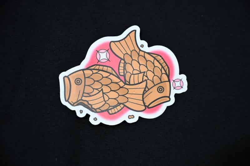 Koi Fish Custom Die-Cut Sticker