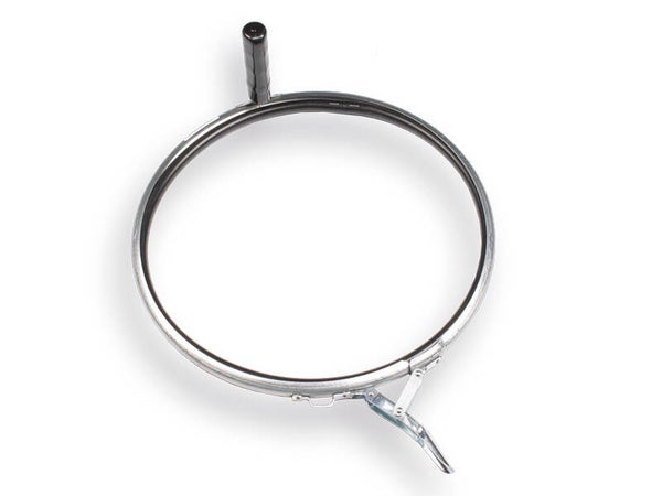 Vuilniszakhouder FLORA 40 cm, met handgreep, spanbeugel en kunststof binnenring