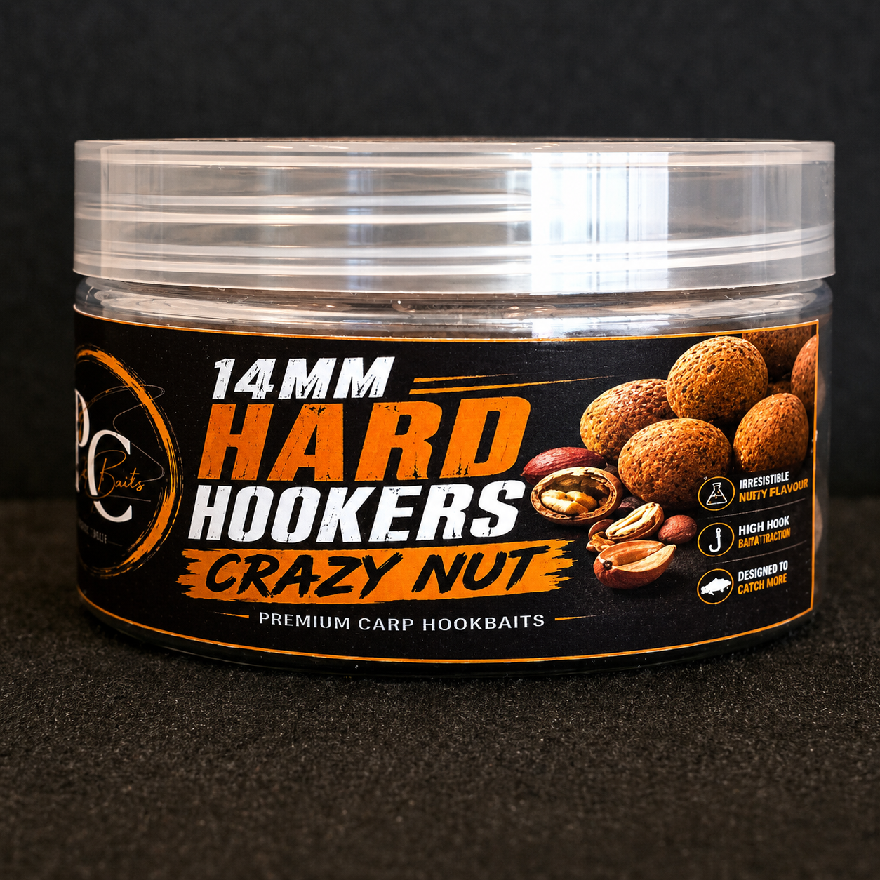 14mm Crazy Nut Hard Hook Bait
