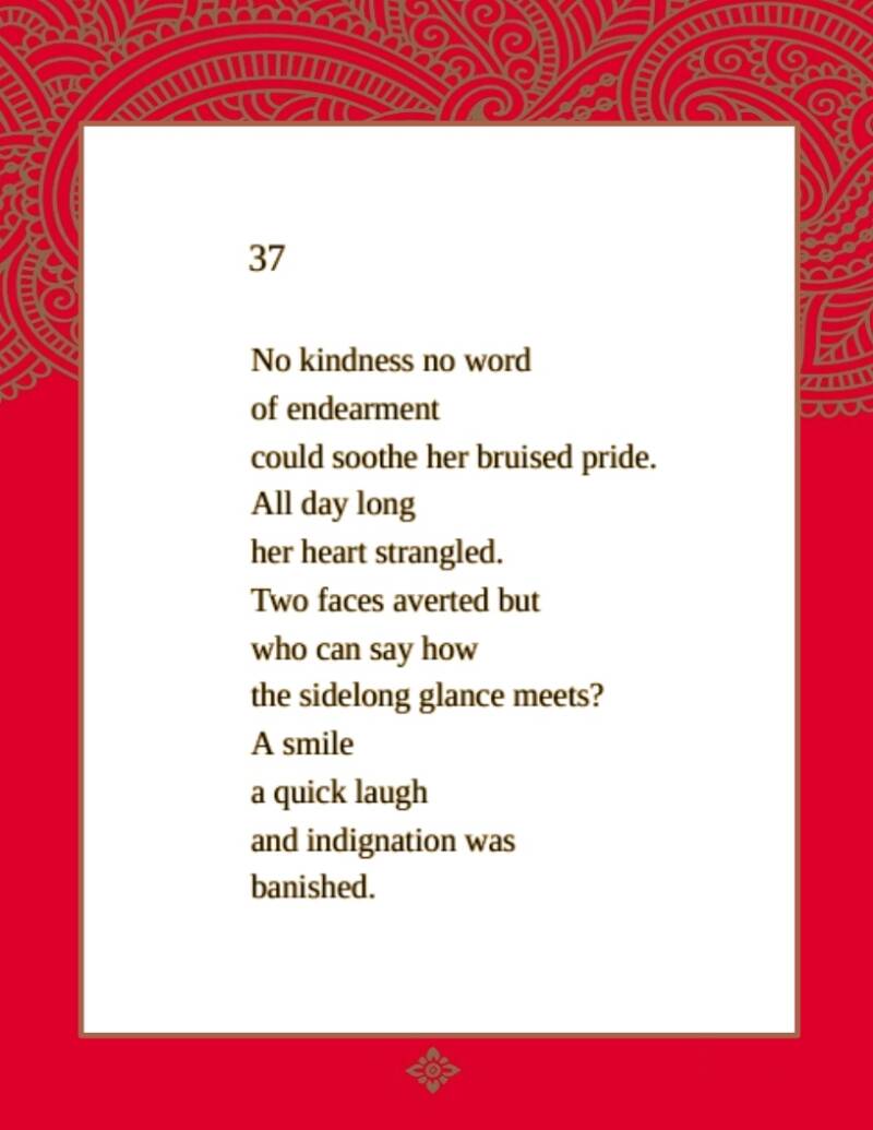 Poem 37, Amarushataka, Andrew Schelling, SHAMBHALA