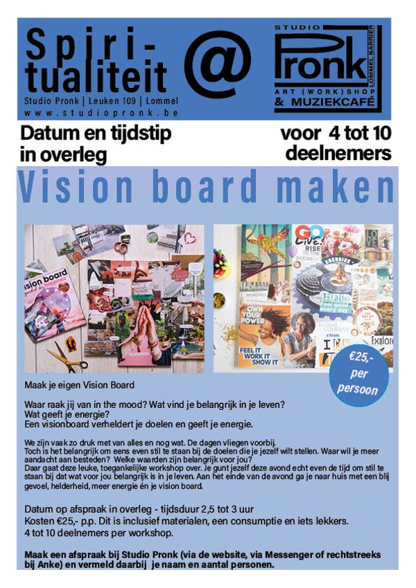 Workshop Vision board maken