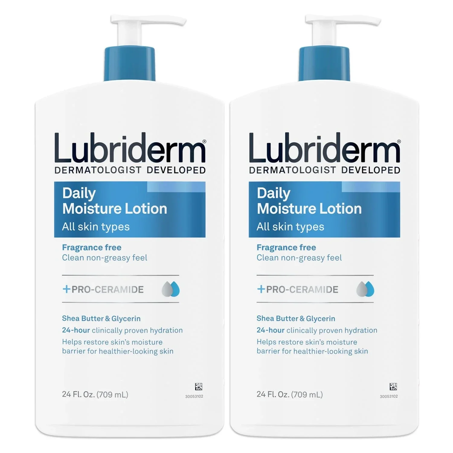 Lubriderm Daily Moisture Body Lotion, 24 fl. oz., 2 pk.