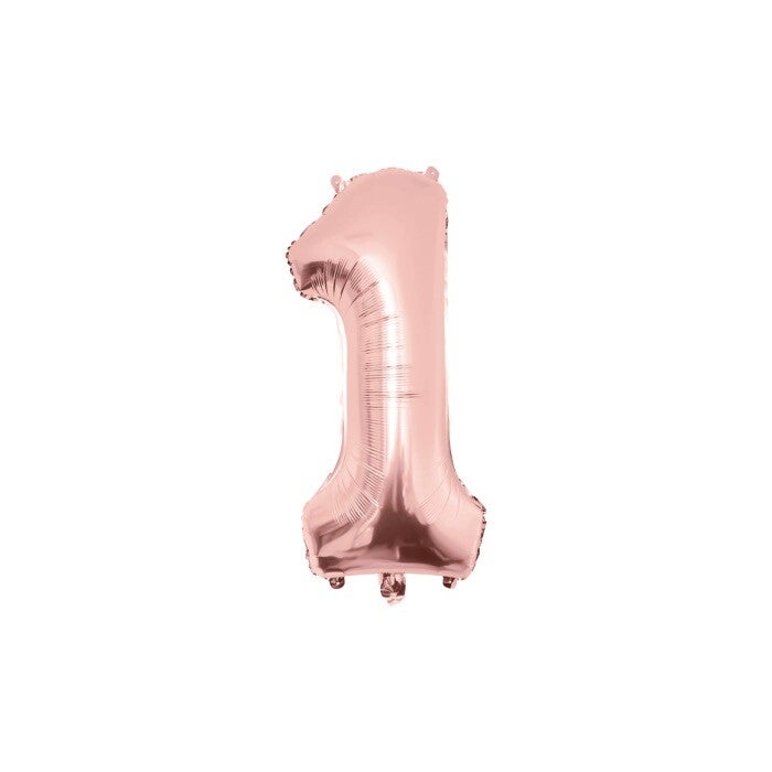 Foilballoon Rose Gold - 86 cm - Kies Cijfer