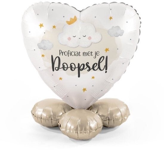Zelfstaande Folieballon 43 cm - Feestelijke Cadeauballon - Geboorte - Verschillende varianten