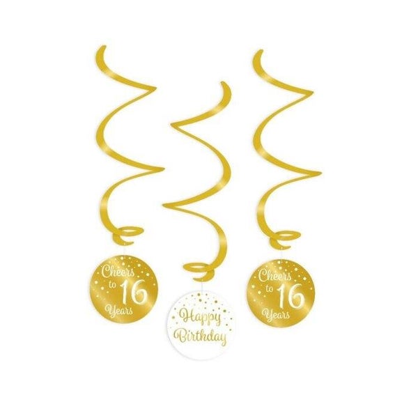 Swirl Goud/Wit - 3 Stuks - Kies Leeftijden & Varianten
