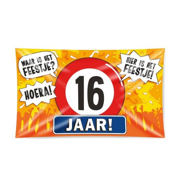 XXL Gevelvlag - Kies Leeftijden & Varianten
